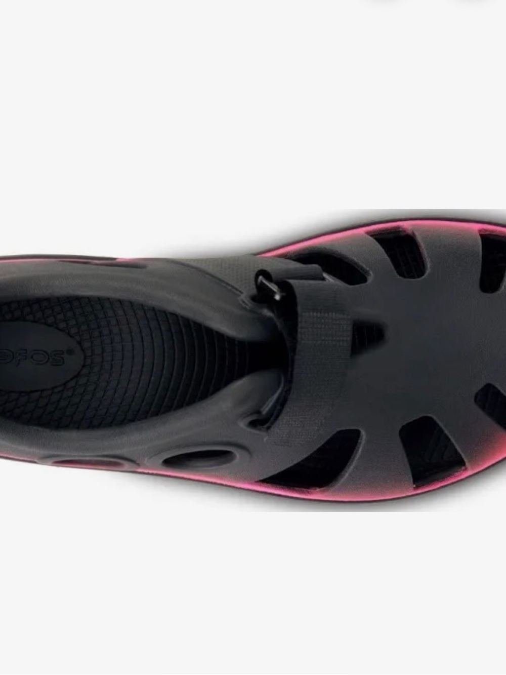 OOFOS Oocandoo Womens 11 with Pink Gradient Clog Sandal - Picture 5 of 7
